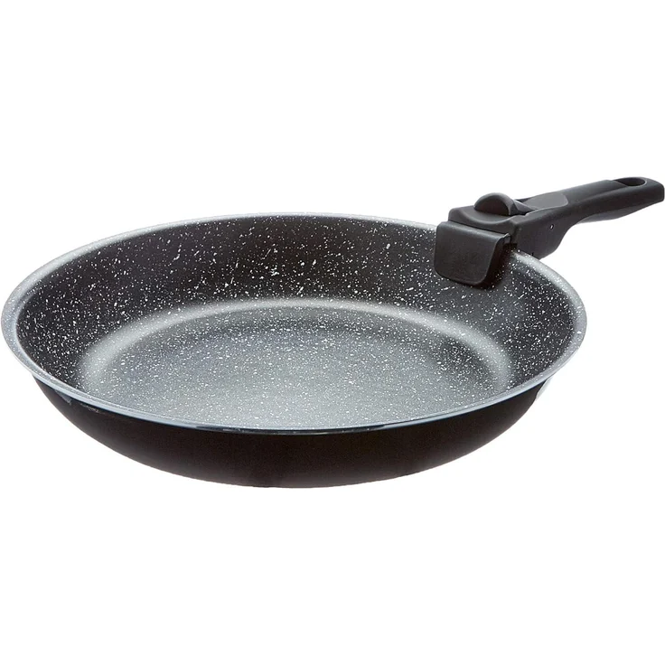 Set 2 Pfannen + abnehmbarer Griff, Stein, 20/26 cm – Bild 1