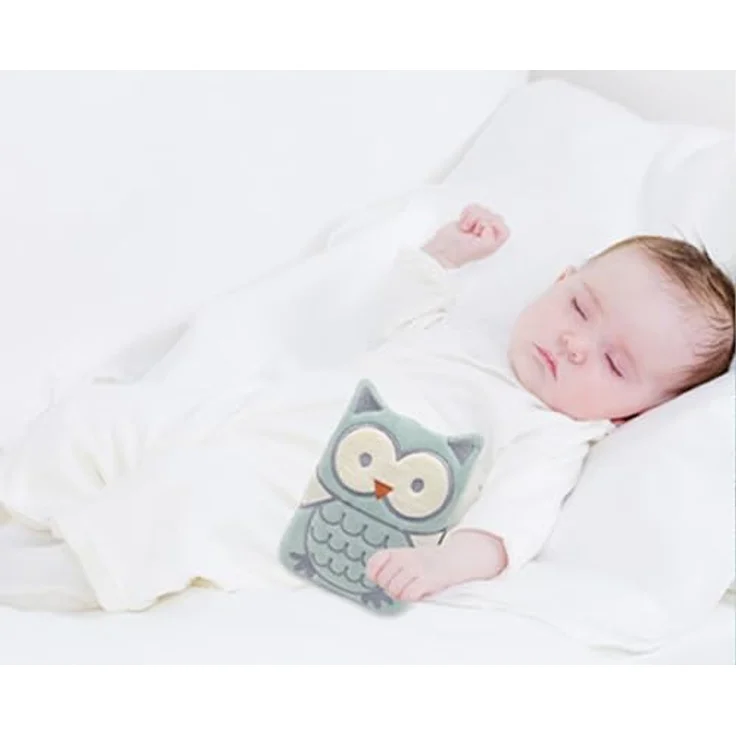 Babyjem Eule Kirschkernkissen Wärmekissen für Babys, Grün – Bild 8