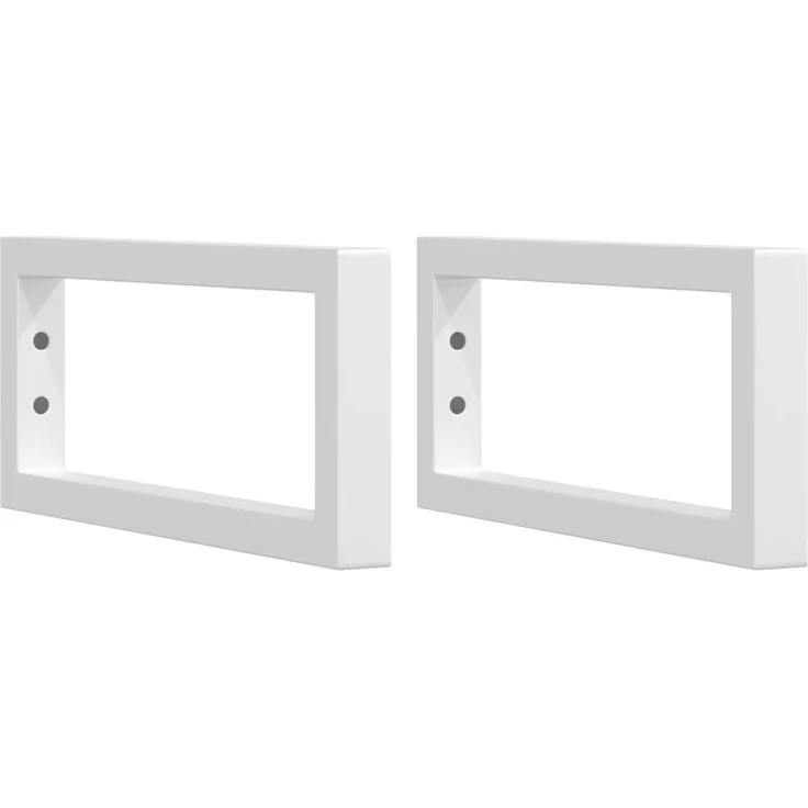 vidaXL Waschbeckenregal Wandmontage Stahl und Akazienholz 3302696 – Bild 6