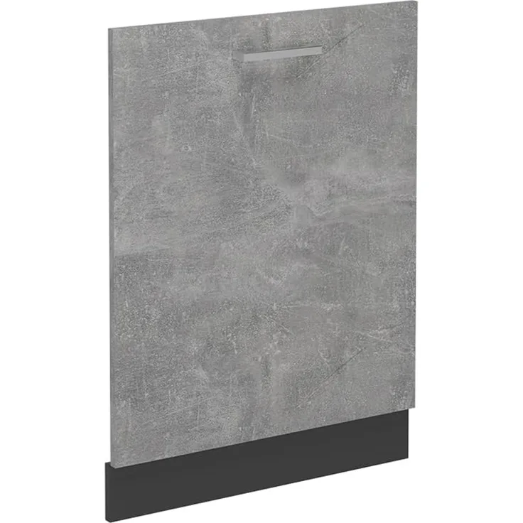 Vicco Geschirrspülblende R-Line, Beton, 60 cm | Für 60 cm vollintegrierten Geschirrspüler · Ohne Arbeitsplatte · ✓ Passend zur Küchenfront · ✓ Frei kombinierbar