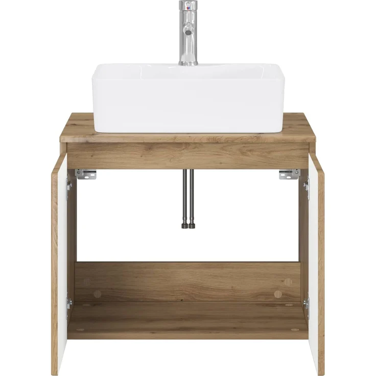 vidaXL Badezimmermöbel-Set Artisan-Eiche Holzwerkstoff 3404329 – Bild 3