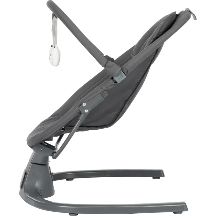 Bebeconfort Melilo Babyschaukel, Automatische Bewegungserkennung, Verstellbare Rückenlehne,0-6 Monaten, 12 beruhigenden Liedern und 5 Naturgeräuschen, 5-Punkt-Gurt, Mineral Graphite – Bild 6