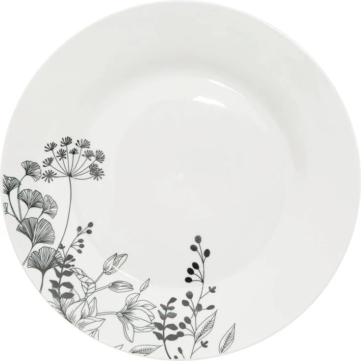 Service 18tlg. White Floral - Esszimmer & Küche Geschirrsets & Kaffeesets in Weiss – Bild 1