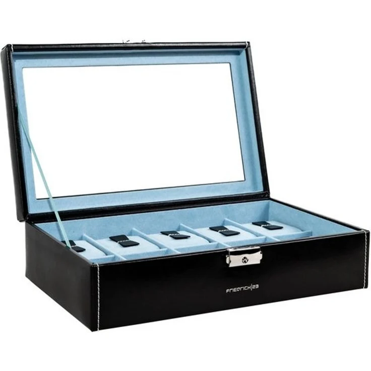 Friedrich23 Uhrenbox Bond mit Glasdeckel für 10 Uhren – Bild 4