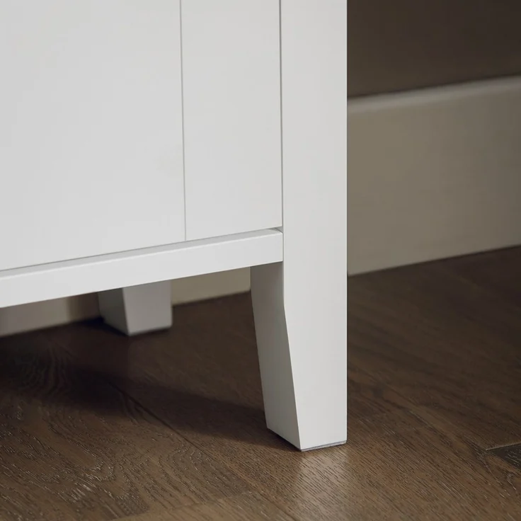 SoBuy FSR152-W Schuhschrank, MDF, Lackiert, Weiß, 80 x 108 x 25 cm – Bild 7