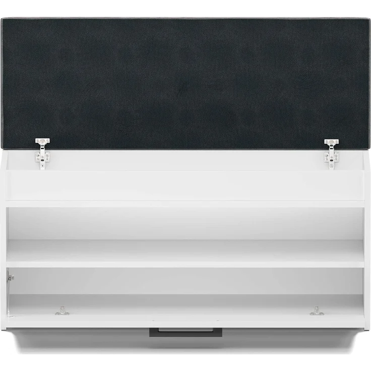 ibonto SCHUHBANK MATTWEISS mit Gepolstertem Sitz (H 49 x T 30 x B 96 cm) – Bild 4