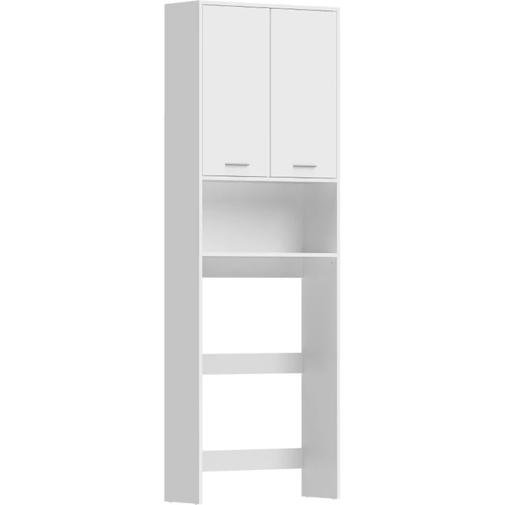 Waschmaschinen-Überbauschrank, B 66 x T 24 x H 191 cm, Holz mit Melaminbeschichtung – Bild 7