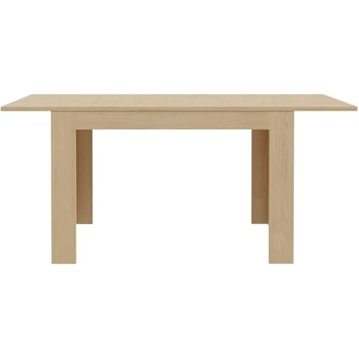 Forte CALASETTA Esstisch 120, moderner Esstisch, ausziehbar auf 175 cm, Holzwerkstoff, Elegancia Eiche Holzdekor, 120 (175 cm) breit x 78,2 cm hoch x 85,2 cm tief – Bild 5