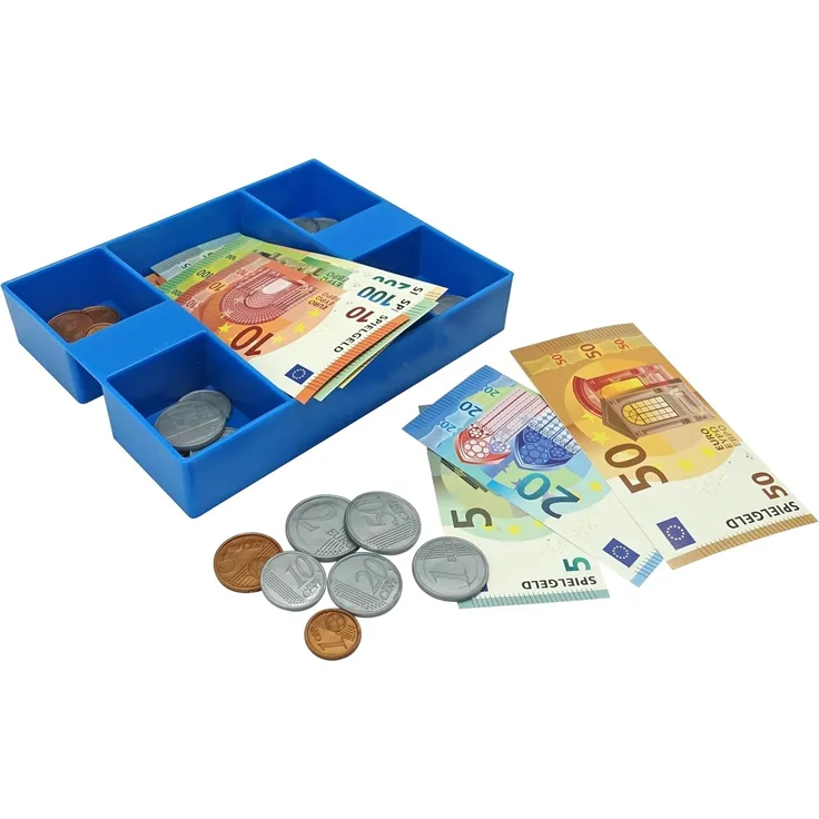 Tanner - Kaufladen - Geldkassette gefüllt mit Spielgeld