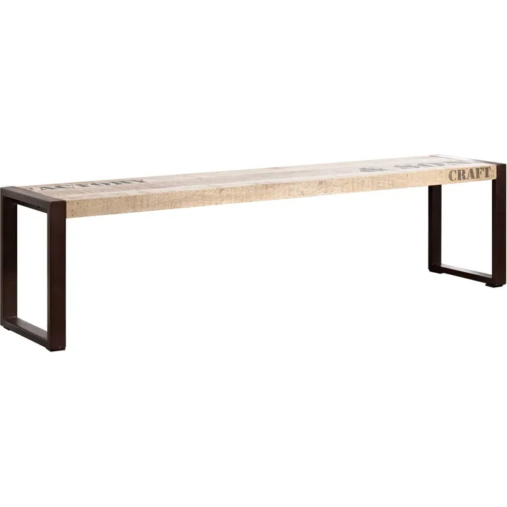 Bank Mango 140x40x45 natur bedruckt FACTORY #120