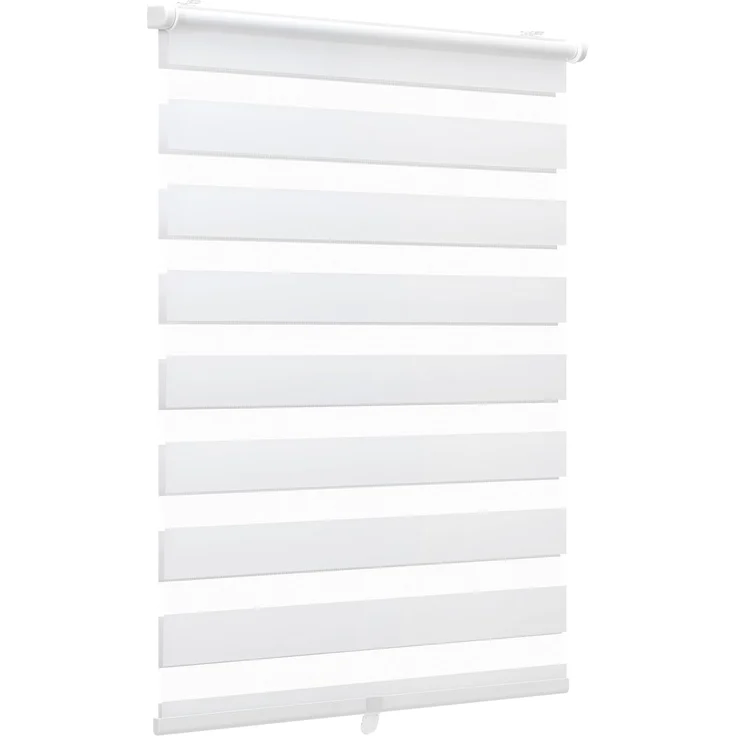 Doppelrollo Doppelrollo Duo Rollo Schnurlos Klemmfix ohne Bohren Rollo Faltrollo, Sekey, Klemmträger, ohne Bohren Klemmträger, ohne Kettenzug, sicherer für das Kinderzimmer – Bild 1