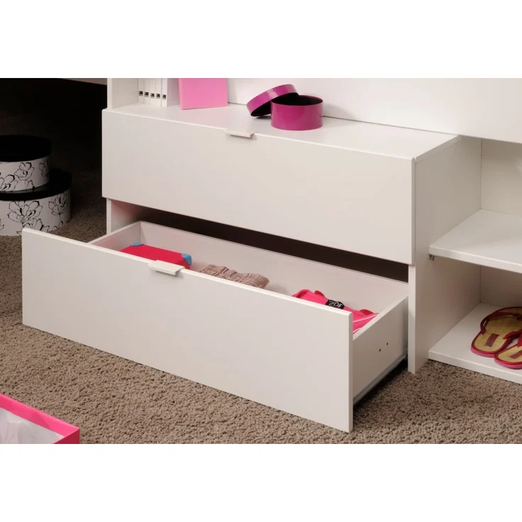 Parisot Kinderzimmer und Jugendzimmer Milky in weiß und grau Loft Set 2-tlg. – Bild 4