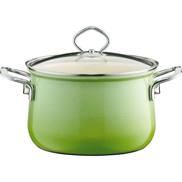 RIESS Topfset 5 teilig smaragd Emaille – Bild 2