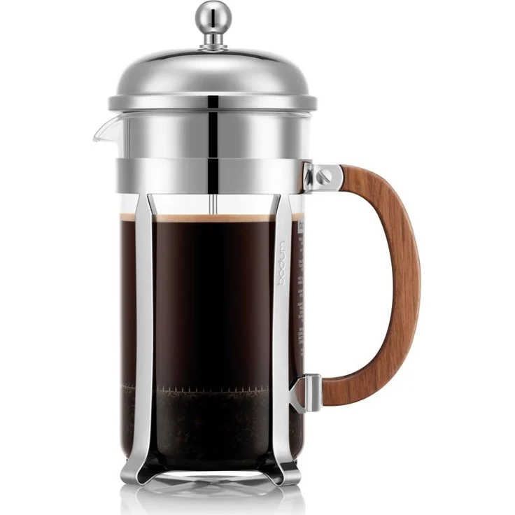 Bodum Kaffeebereiter 8 Tassen 1.0l Chambord mit Holzgriff