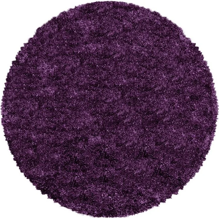 SIMPEX24 Teppich Unicolor - Einfarbig, Rund, Höhe: 30 mm, Teppich Wohnzimmer Einfarbig Shaggy Verschidene Farben und Größen – Bild 1
