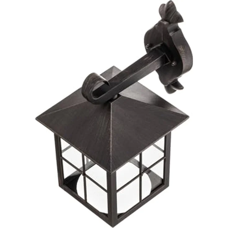 Lindby Wandleuchte außen Ida, Retro Vintage Antik, Aluminium, 1-flammig E27, IP23 Schutz, für Terrasse, Balkon und Garten – Bild 5