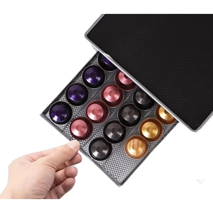 Kaffeekapsel Ständer Kapselspender Schublade 40 Kapseln Nespresso N01 – Bild 2