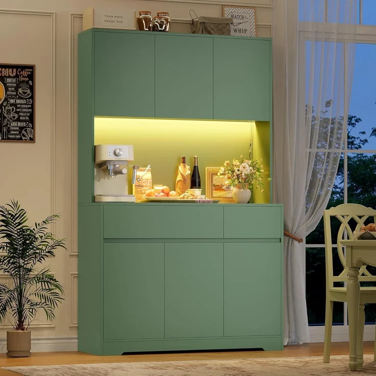 Küchenschrank Buffetschrank Sideboard mit LED und – Bild 4