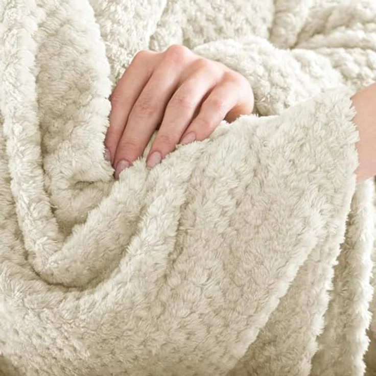 Wohndecke Decke Microfaser Wohndecke Tagesdecke Fleece, DecoKing, weich sanft kuschelig skandinavischer Stil – Bild 7