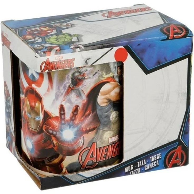 Avengers Comic Heros Kinder-Becher Jungen Tasse im Geschenkkarton – Bild 2
