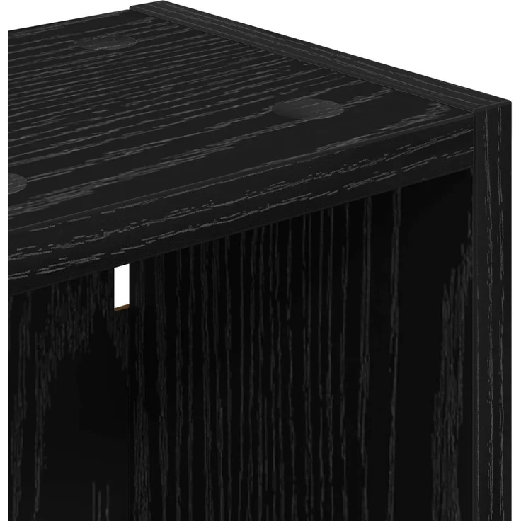 vidaXL Badezimmer-Wandschrank Schwarze Eiche 20 x 16 x 62,5 cm 889304 – Bild 7