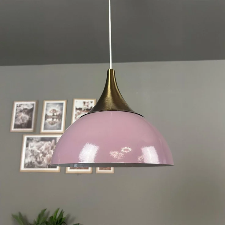 Bamyum Pendelleuchte Pendelleuchte Yimpi Metall Ø30 cm, E27, Moderne Pendelleuchte, ohne Leuchtmittel – Bild 4