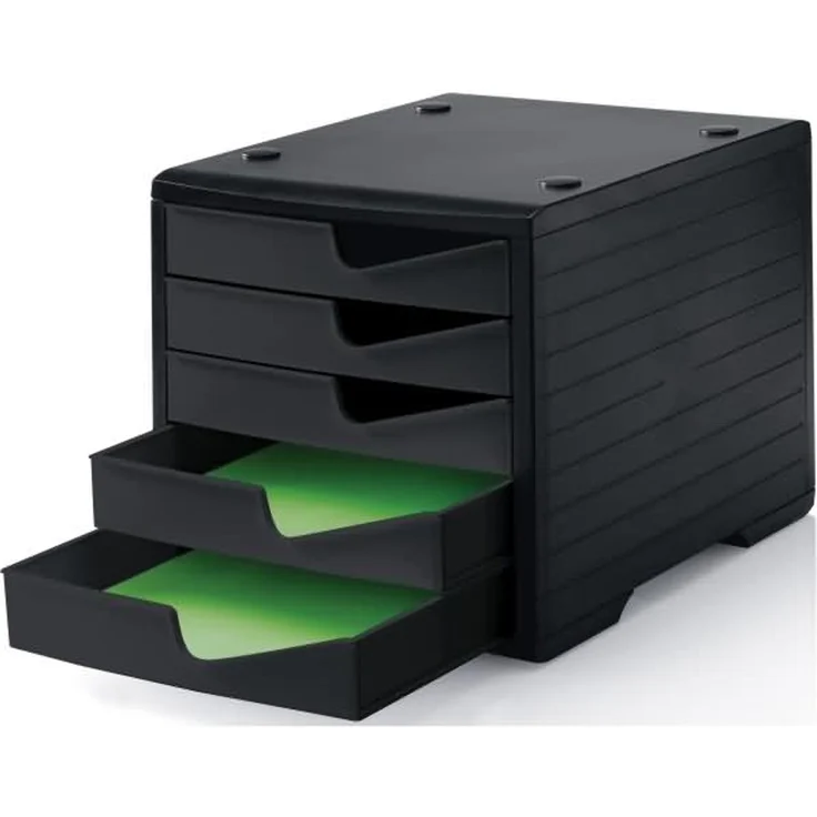 Styro Schubladenbox styroswingbox 5 Schubladen schwarz/schwarz – Bild 2