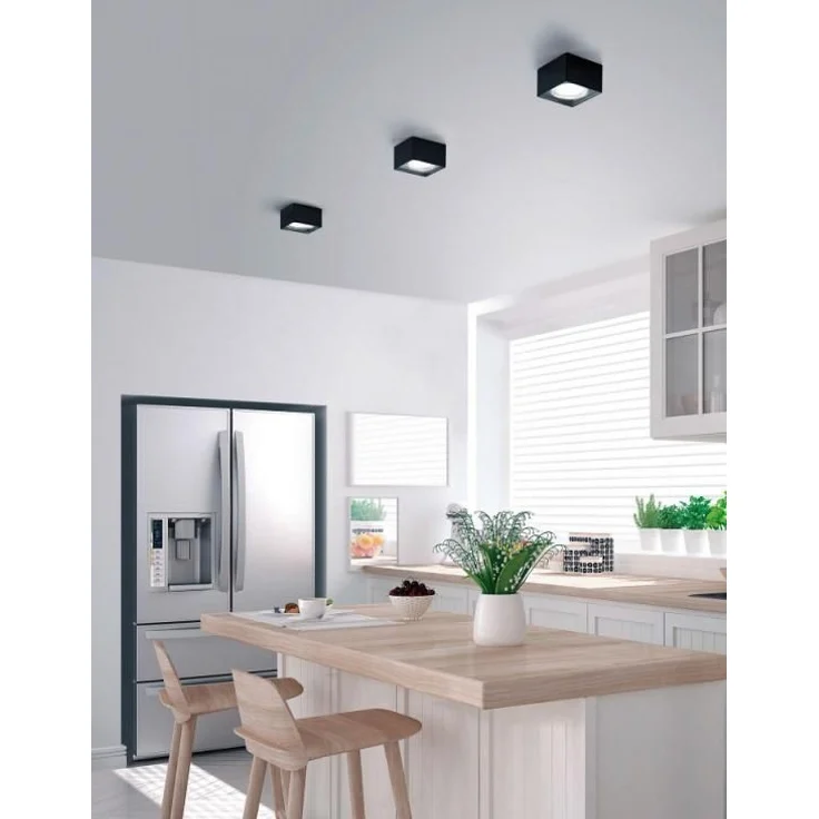 Helestra LED-Deckenleuchte KARI 12x12 cm schwarz 15/1945. 22 – Bild 2