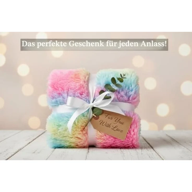 KANGURU Regenbogen-Karo / Teppich 130 x 170 cm – Bild 5