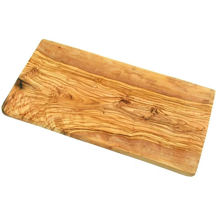Olivenholz-erleben Frühstücksbrett eckig, mit gerader Kante aus echtem Olivenholz, ca. 30x15 cm, Holz, (1-St), Ein hochwertiger Alltagsbegleiter – praktisch, schön, immer ein Unikat – Bild 1