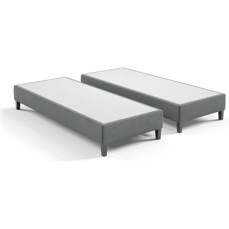 Best for Home Boxspringbett Hotelbett, Gästebett, Rahmenbett, Einzelbett, Bettgestell, Massivholz (Seniorenbett, Matratze, Jugendbett, Kinderbett, 70x200 80x200 90x200 100x200 cm), Komfortbett, Boxspringgestell, Verschiedene Liefermöglichkeiten – Bild 2