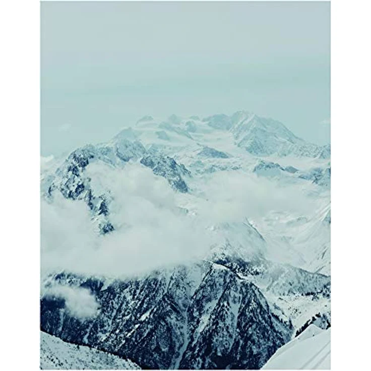 Komar Wandbild | Mountains Clouds | Hochwertiger Kunstdruck auf deutschem Premium-Posterpapier, 40 x 50 cm, ohne Rahmen, für Wohnzimmer und Schlafzimmer – Bild 1