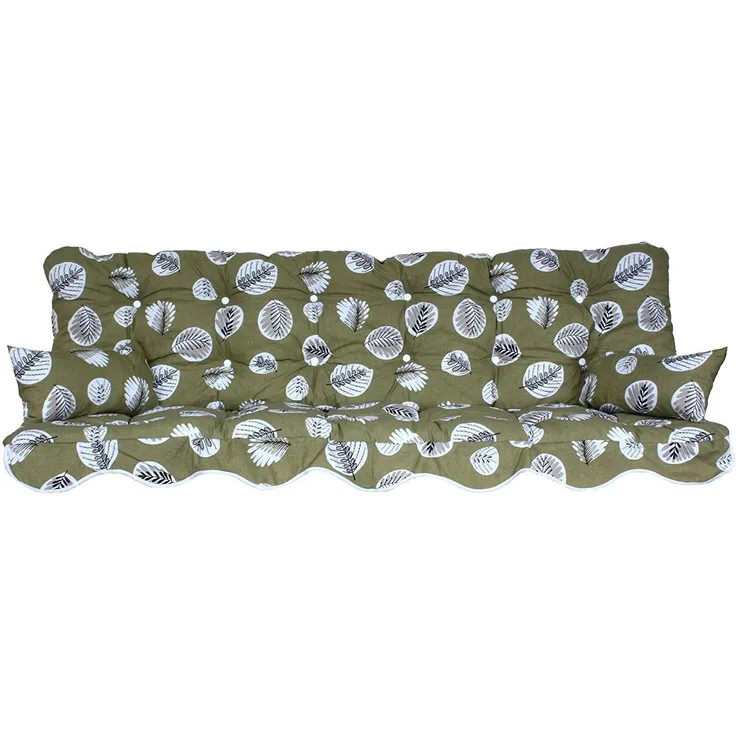 Kühnemuth Auflagekissen Auflagen Set für Hollywoodschaukeln Sitzkissen 180x50 cm Design 930