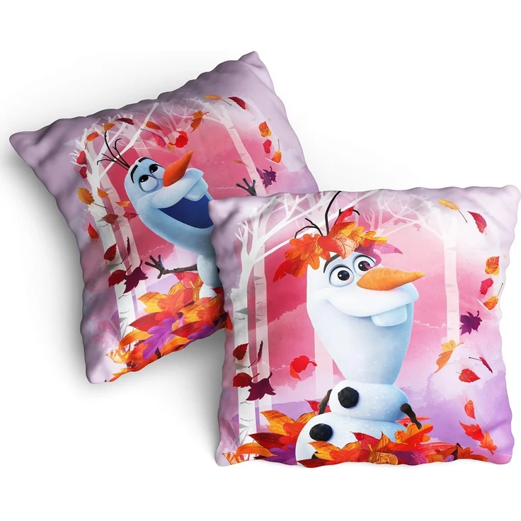 BERONAGE Dekokissen Frozen Die Eiskönigin Kissen Olaf Summer 40x40 cm Kuschelkissen, passend zur Bettwäsche, ideal für Sofa, Couch, Kinder-Bett, Auto – Bild 5