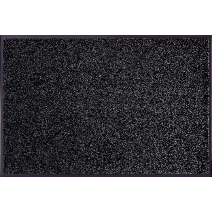 Waschbare Fußmatte Wash & Clean - schwarz - 40x60x0,7cm – Bild 1