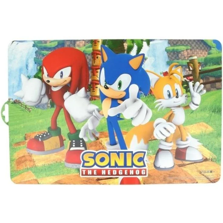 Sonic Platzdeckchen Kinder Tischset 43 x 28,1 cm zum Schutz der Tischfläche – Bild 2