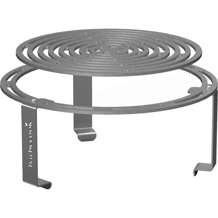 Barbecook erhöhter Grill 36cm Dynamic Centre, Grillzubehör, 6mm Dicker Karbonstahl, Grau