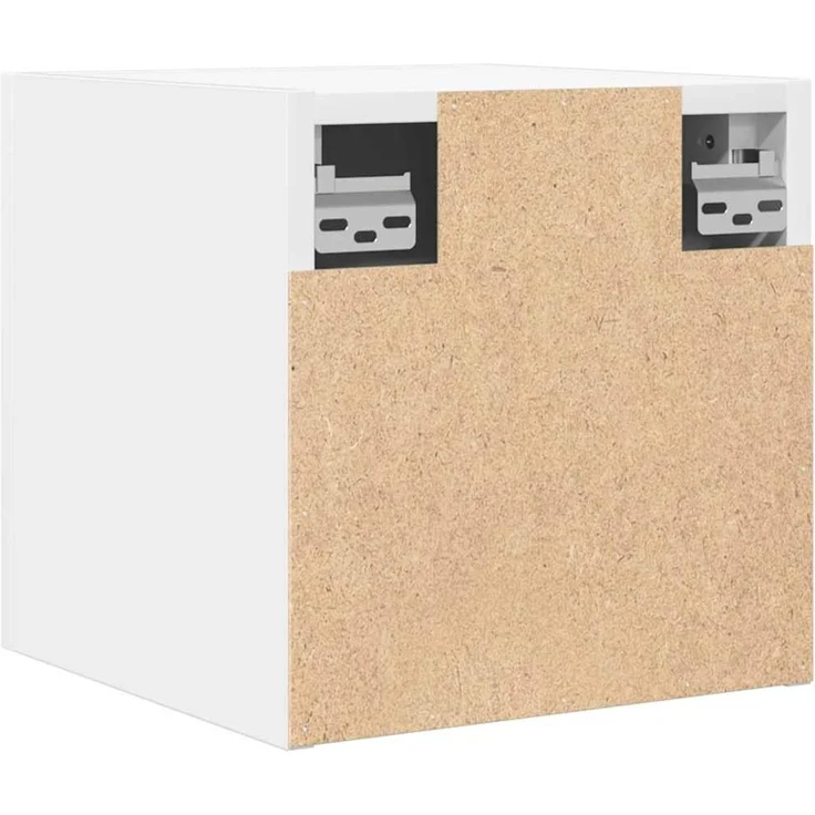 2 pcs TV-Wandschrank, TV Hängeboard Hängeschrank Weiß 30,5x30x30 cm – Bild 7