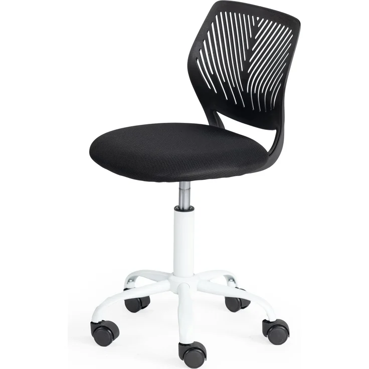 FurnitureR Home Office Stuhl, ergonomischer höhenverstellbarer Drehstuhl mit Rollen, moderner Computerstuhl für Arbeitszimmer und Büro