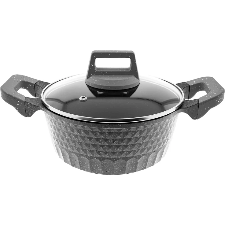 Almina Kochtöpfe in Grau Aluminium-Druckguss mit Antihaftbeschichtung 2,4L – Bild 1