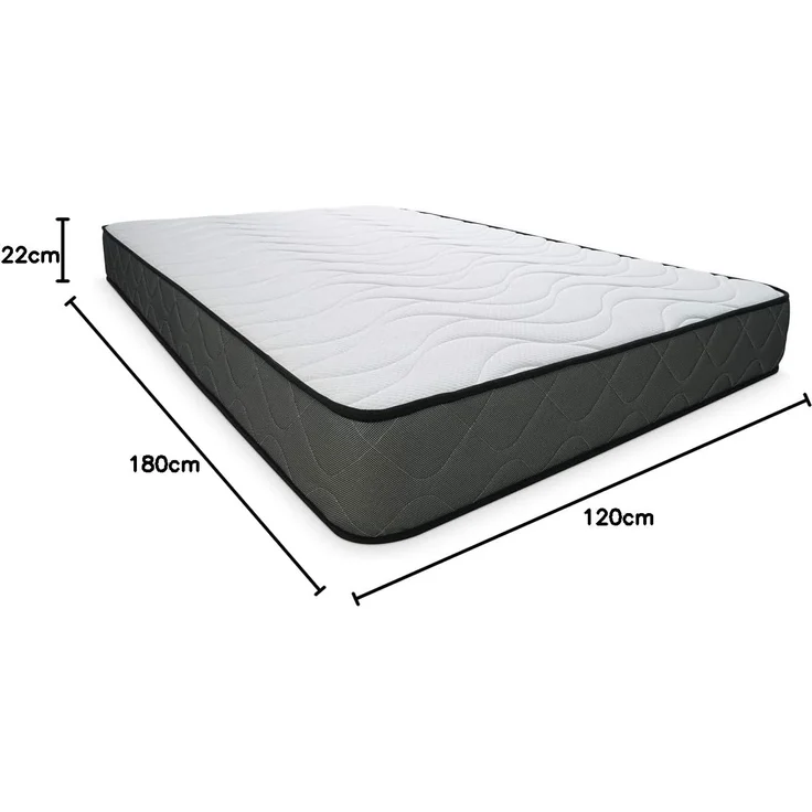 DUÉRMETE ONLINE Elda Viskoelastische Matratze, fest und bequem, milbendicht, antibakteriell, für Winter/Sommer, Höhe 22 cm, 120x180 cm – Bild 8