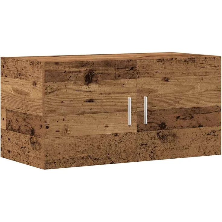 vidaXL Wandschrank Altholz-Optik 80x39x40 cm Holzwerkstoff 856028 – Bild 1