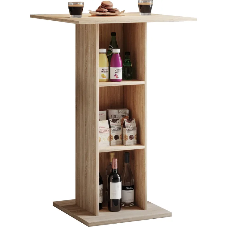 VCM Bartisch Standos 915158 Sonoma-Eiche (Sägerau) H. 108 x 70 x 70 cm