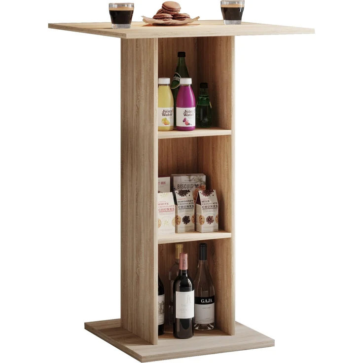 VCM Bartisch Standos 915158 Sonoma-Eiche (Sägerau) H. 108 x 70 x 70 cm