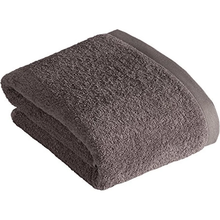 Vossen Badetuch High Line, Grau, 100x150 cm, saugfähig, angenehm weich, Oeko-Tex® Standard 100, Made in Austria – Bild 1