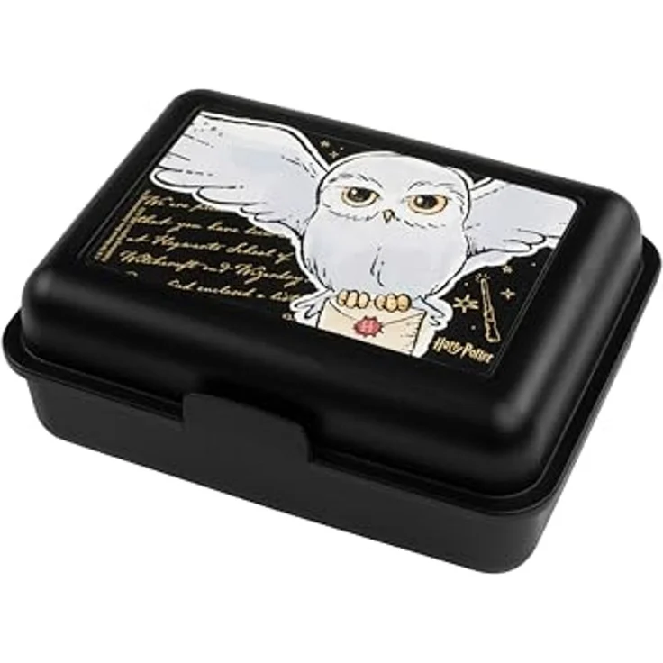 United Labels® Lunchbox Harry Potter Brotdose Hedwig Eule Lunchbox Butterbrotdose Trennwand, Kunststoff (PP) – Bild 3
