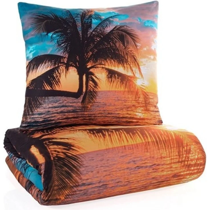 KK Kinderbettwäsche Bettwäsche Set mit Sonnenuntergang 135x200 cm – Bild 4