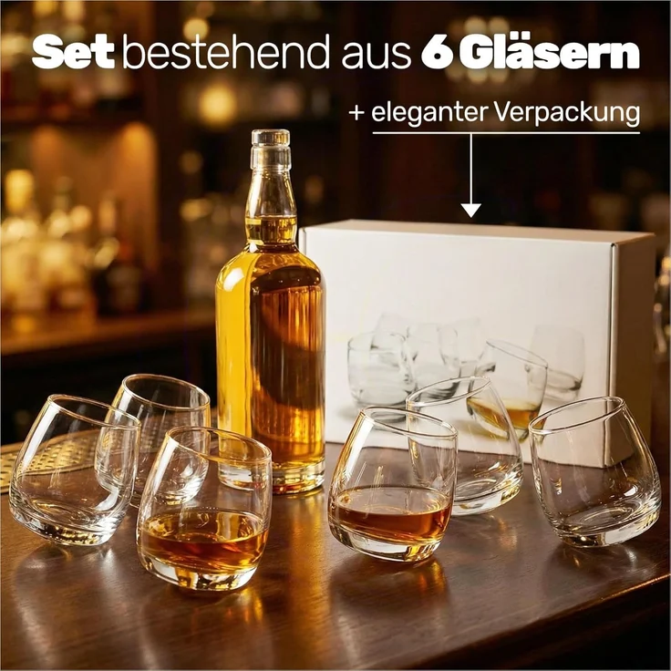6 x Bar Rocking Whisky Glas 200 ml – Bild 2