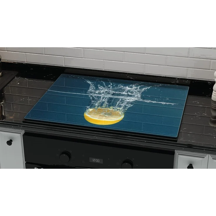 ALLboards Schneidebrett Glas Herdabdeckplatte Schneidebrett 52×60 cm Arbeitsplatte – Bild 7