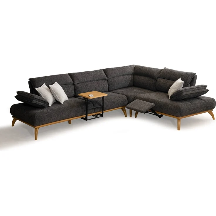 Modulares Ecksofa "Moonwort"-Anthrazit – Bild 3
